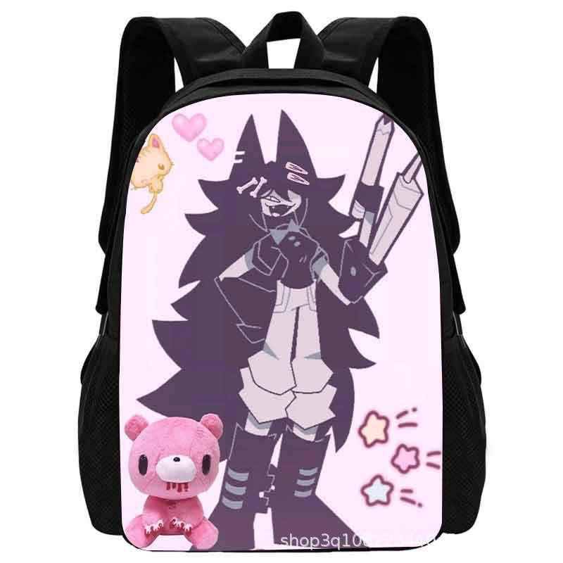 Zaino Scolastico Miss Circle per Bambini Studenti Elementari Leggero Stoffa Oxford Cartoon con Supporto Lombare Ergonomico