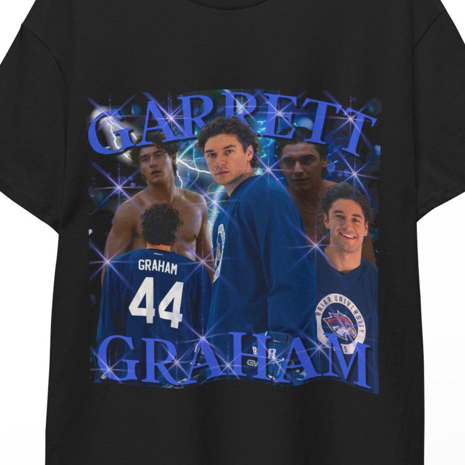 Garrett Graham Graphic Tee, Booktok Romance Shirt, Cozy Reader Gift for Romance Fans Cute Vintage Style, Hockey Boyfriend Inspired Apparel!! S