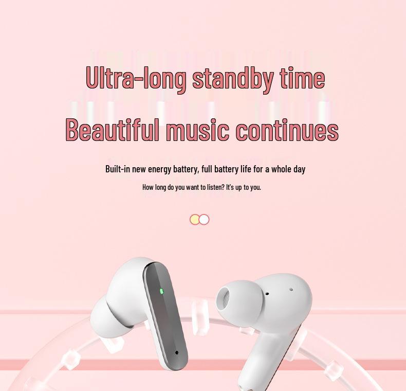 Sanrio K9 Bluetooth Noise-Canceling Cartoon Earbuds - Cute Mini Design with Ultra Long Battery Life
