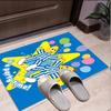 Bananas in Pyjamas Pattern Rug, Indoor/Outdoor Mat, for Picnic, Gameroom, Bedroom, Office, Living Room, Home Decor Carpet, Birthday Gift