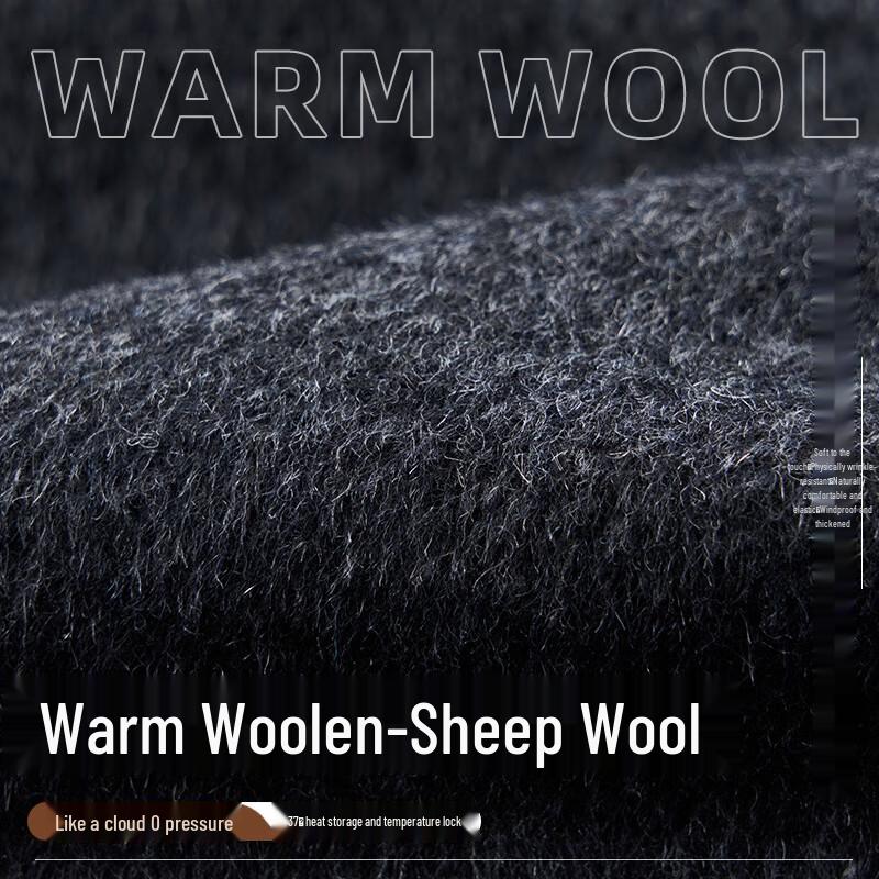 Romon Men's Business Casual Wool Blend Overcoat