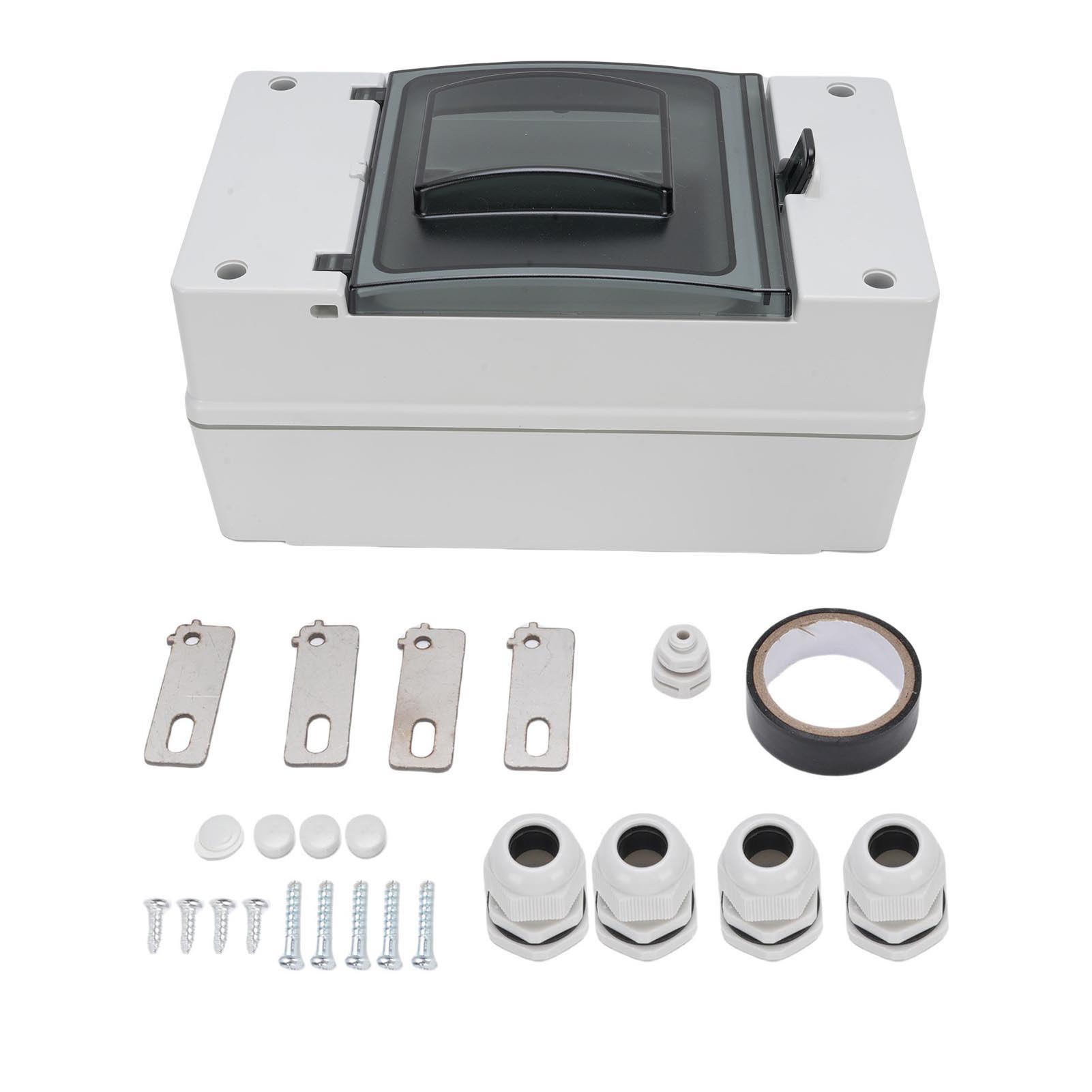 

DC Circuit Breaker Box IP66 Rain Proof Plastic Outdoor Distribution Junction Box for MCCB Solar Battery Switch