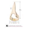 5pcs Finger Ring Metal Nails For Fingers Easy Braiding Hair Tool Finger Claws