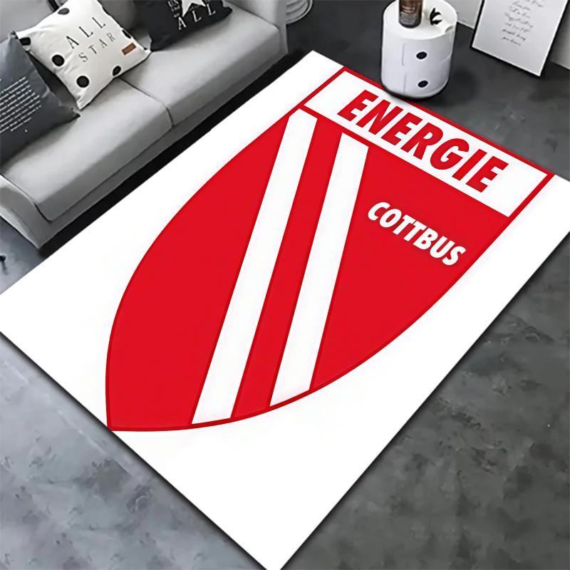 Energie Cottbus Carpet Rug for Living Room Bedroom Home Sofa Decoration,Kids play Nonslip Floor Mat