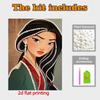 Disney Pearl Painting Mulan Portrait Art Kit Adult Beginner Home Wall Decor Special Shape