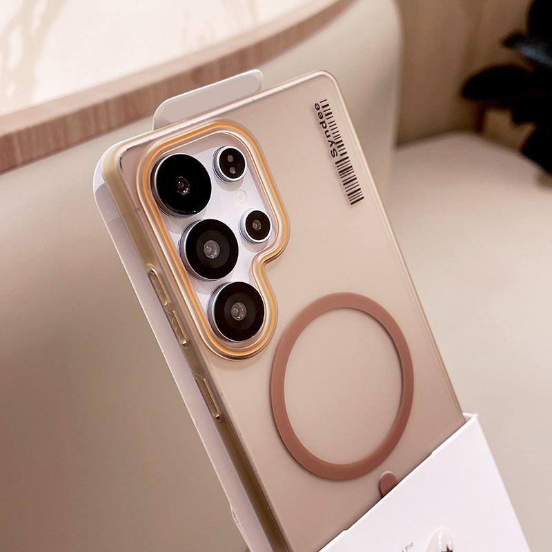 

Thin Matte Case For Samsung Galaxy S26 S25 S24 S23 S22 S21 FE Ultra Plus A17 A37 A57 A36 A56 A35 Clear For Magsafe Hard Cover For Samsung S26