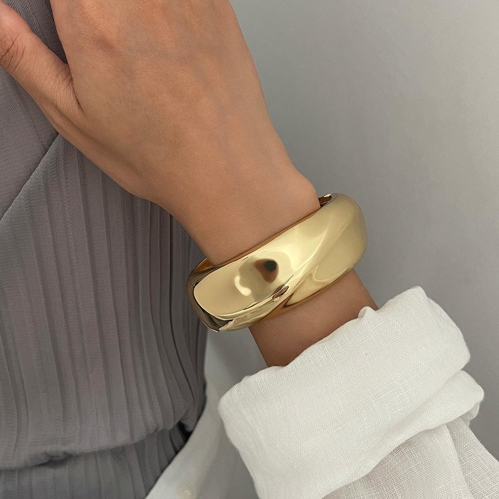 Accessories High Design Glossy Bracelet Bracelet Irregular Geometric Opening Jewelry Bracelet