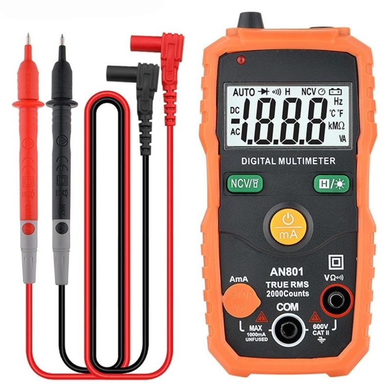 Multifunction Digital Multimete True RMS Handheld High Precisions Tester NCV Votage Current Resistance
