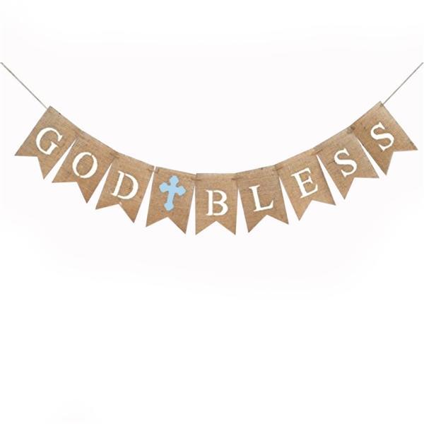 Amosfun 2020 Graduation Banner Decorations Graduation Burlap Bunting Banner Linen Hanging Garland Set Congrats Grad, Burlap Swallowtail Flag