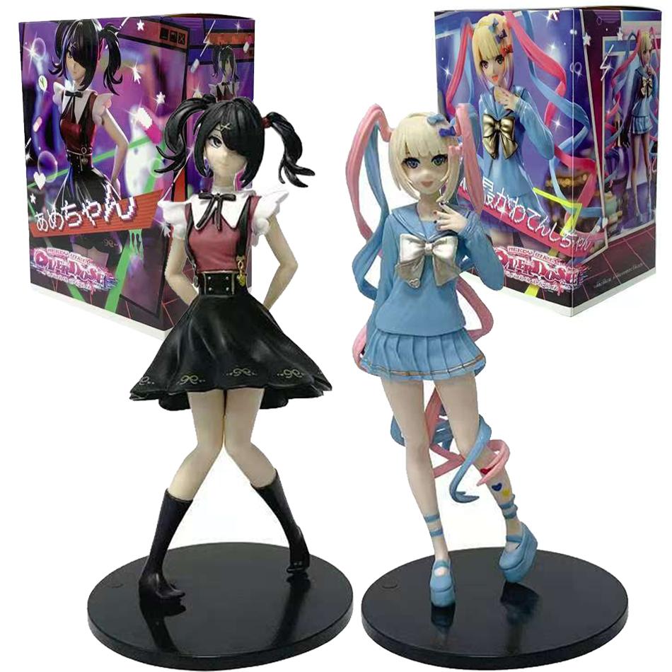 Anime Needy Girl Overdose Figures Cute Rain Action Figures Beautiful Girl Model Pvc Figurine Collection Desktop Birthday Gift‘S