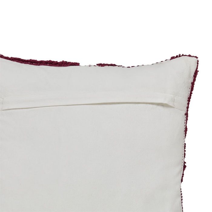 Coussin - Poppys - 50 X 50 Cm - Coton - Déhoussable - Violet