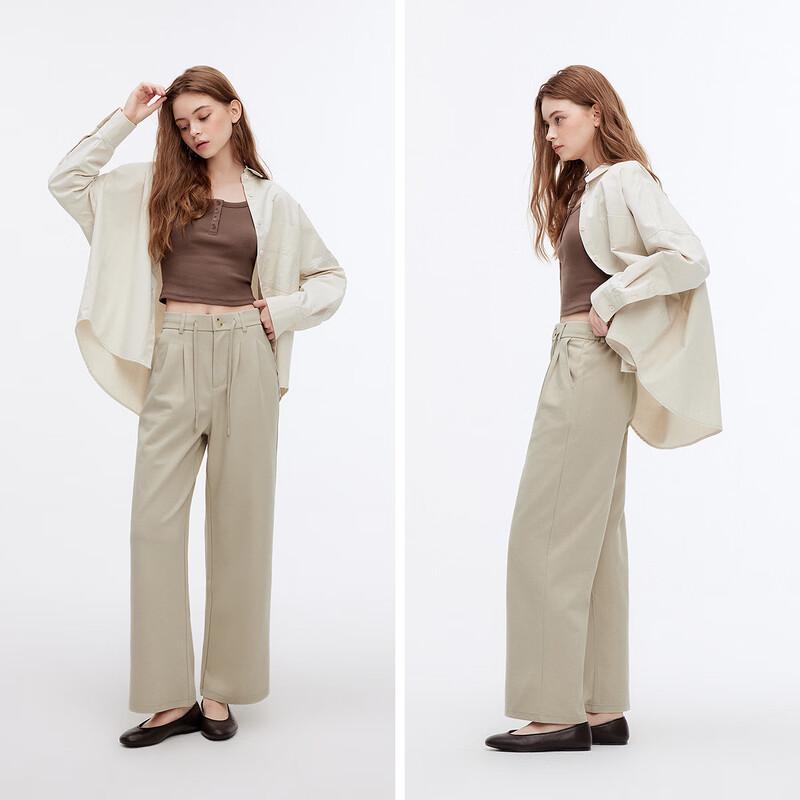 Semir Women's Pleated Loose Wide-Leg Casual Pants