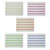 Fine Odor-Resistant Bamboo Fiber Cloth for Kitchen Dishcloths, Oil Stains, Dust, and Water (18 X 23 Cm, 5-Color Set) FIN-1134