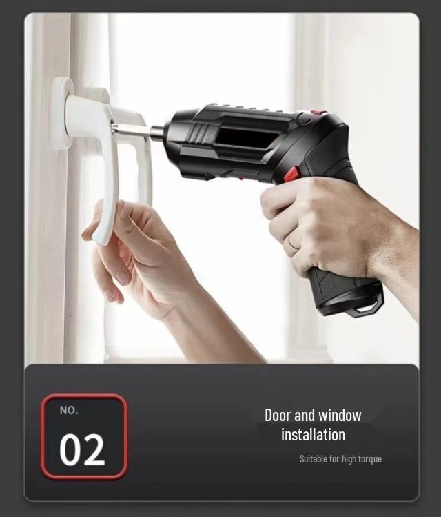 Rechargeable Multifunction Electric Screwdriver and Drill Set