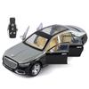 1:24 S680 With Remote Key Alloy Diecast Toy Vehicles Metal Luxy Car Model Sound Light Kids Toys Collection Gift
