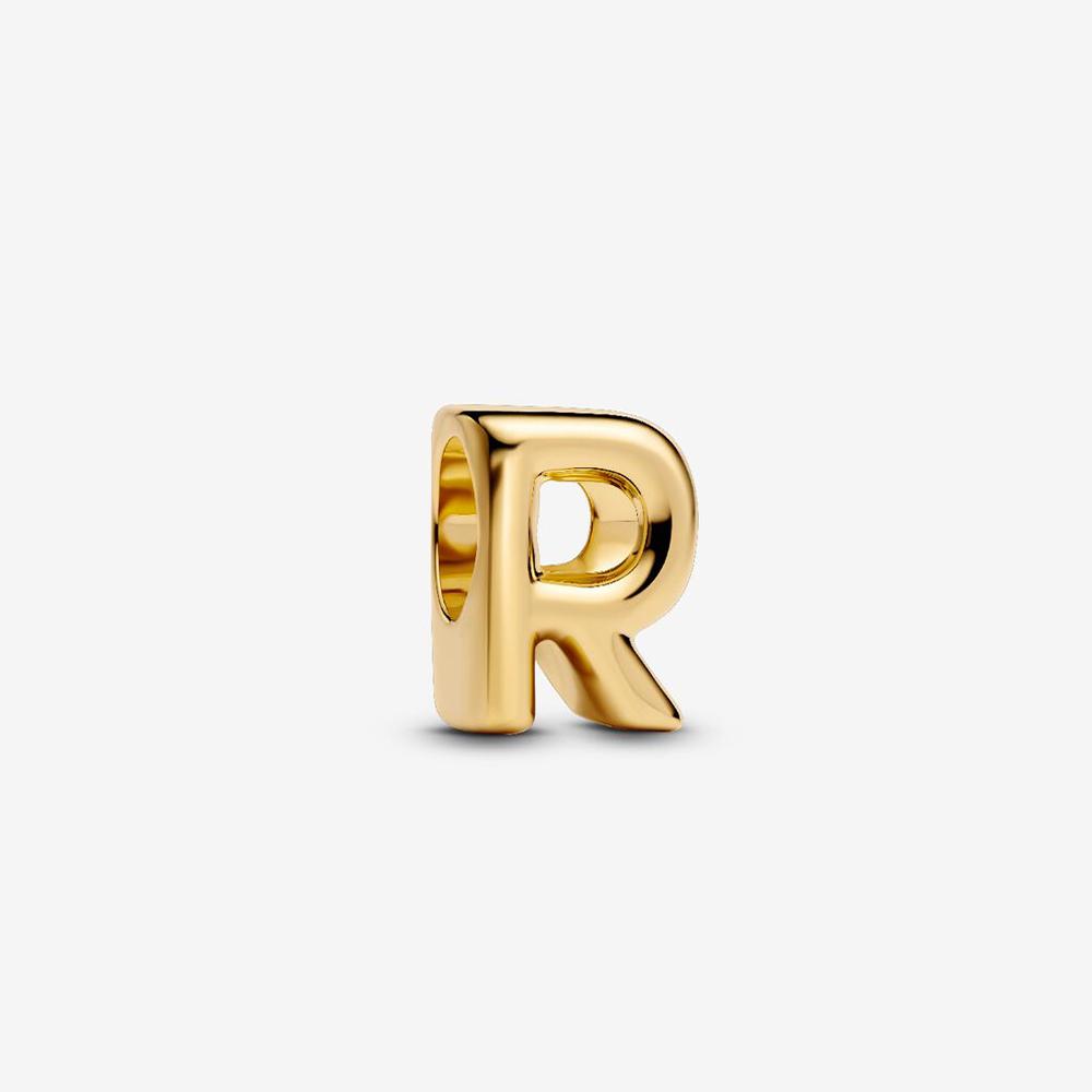 Brand New 26 Letters Ideal Designed For Authentic Original Beaded Bracelet High Quality Fine Jewelry Women's Copper Metal Pendant Bead Component Bead