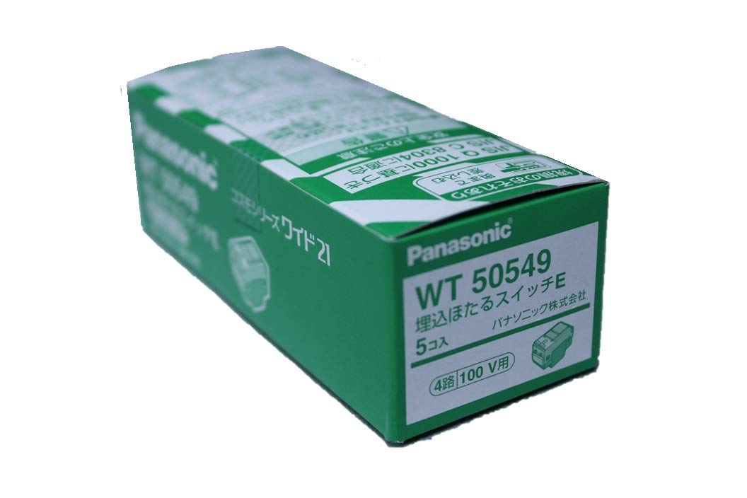 

Panasonic Cosmo Series Wide 21 Recessed Hotaru Switch E WT50549 5 pieces (4 ways)