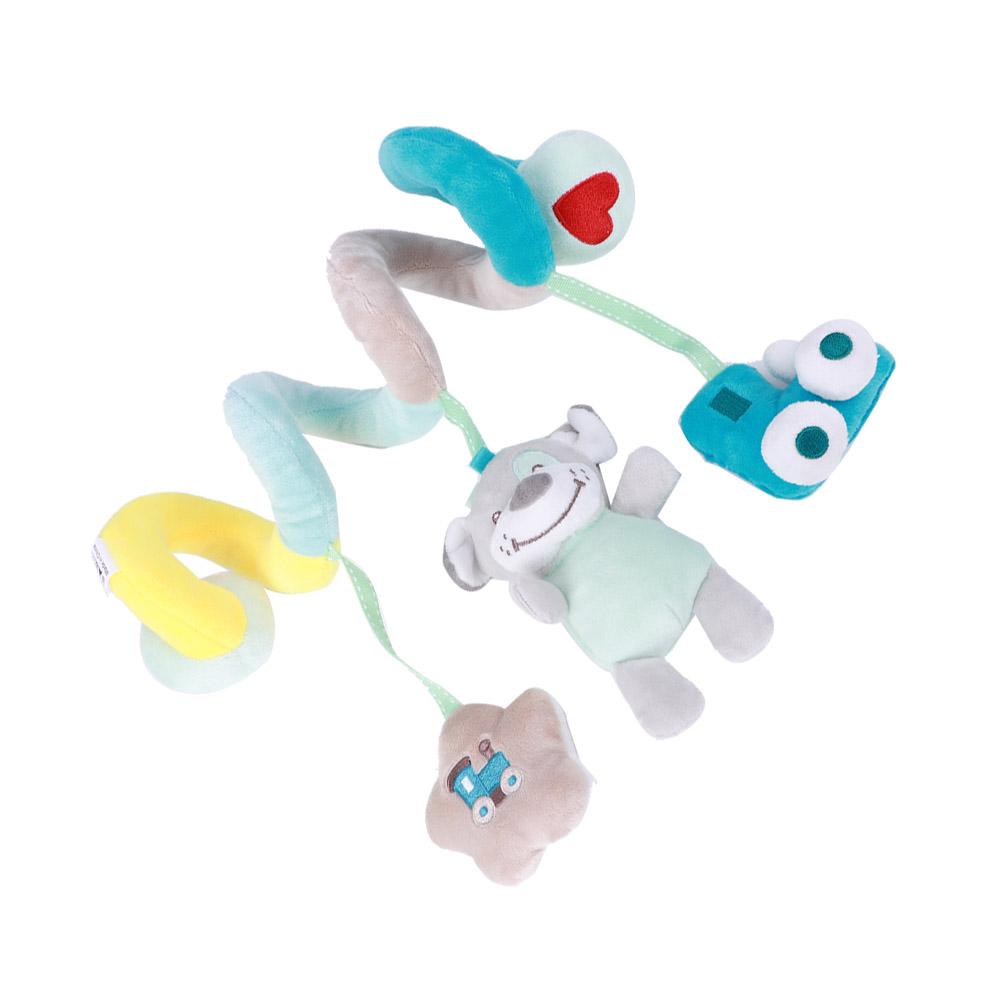 Infant Spiral Activity Toy Hanging Baby Crib Plush Toys for Stroller Crib Car Seat