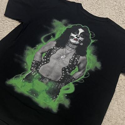 Vzácné Peter Criss Catman Krátký rukáv Černá S-5XL Tričko SN083 Unisex Tričko