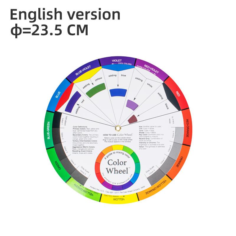 Multifunctional Color Wheel Card for Tattoo and Microblading Pigment Mixing