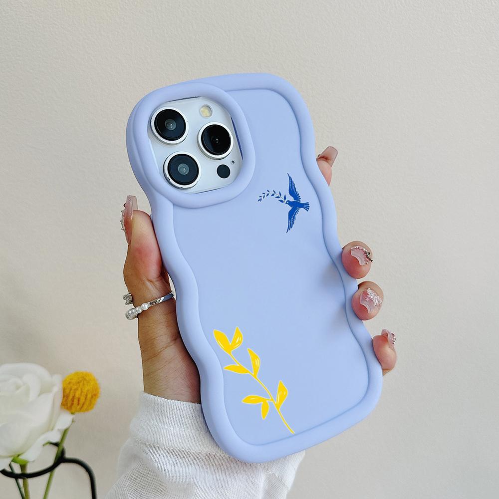 

Чехлы для телефонов N87 Love art Macaron Wavy Edge для iPhone 16 Pro Max Samsung S24 Plus S23 Ultra A35 A55 Xiaomi Redmi Note 13 Honor, противоударный чехол Xiaomi Poco X3(X3 Pro)