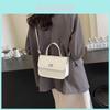 Stylish Retro Minimalist Shoulder Bag For Women 2024 Trendy Small Square Bag