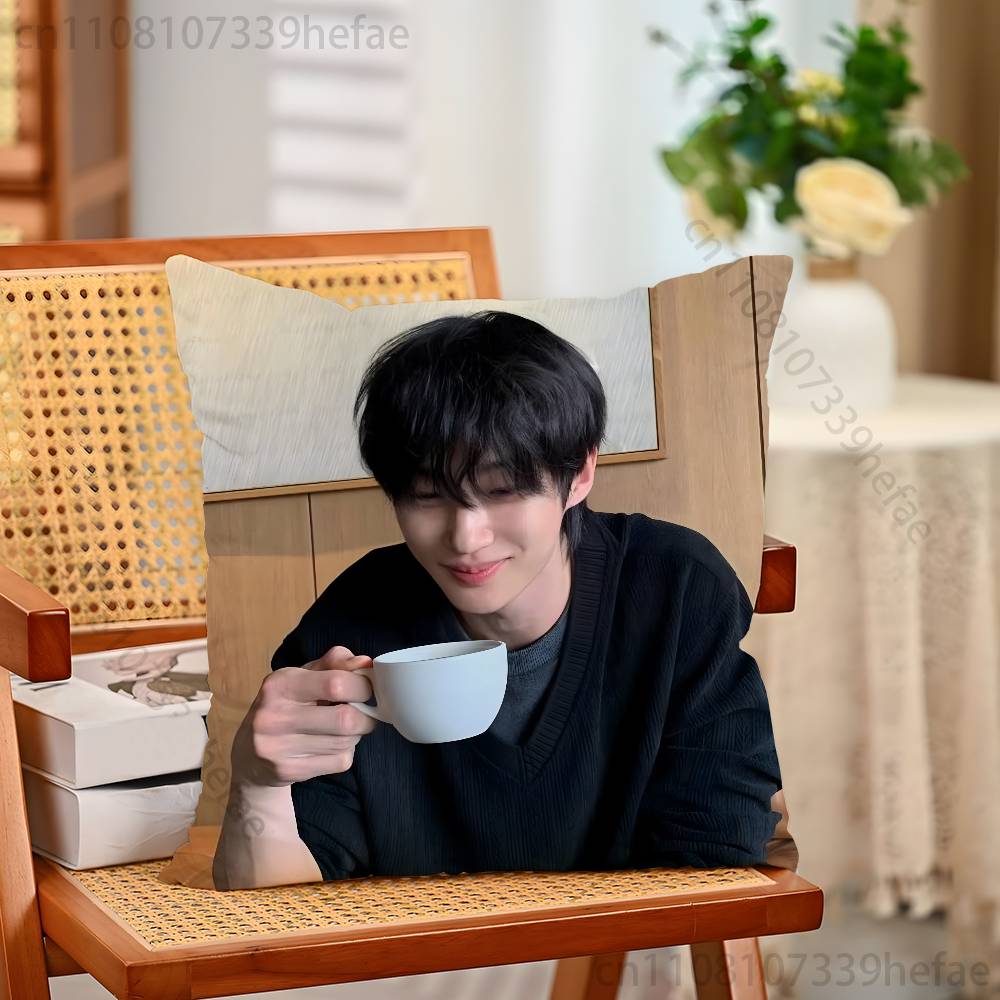 BByeon WWoo Seok Pillow Cases for Bedroom Living Room Sofa Home Decor Polyester Cushion Cover with Zipper