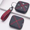 Silicone Smart Key Cover for Zeekr Zeekr 001 Zeekr 009 Zeekr X Zeekr 007 with Keychain Honeycomb Texture Racing Stripe Remote Key Case Protector