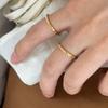 Simple and Fashionable Ten Zircon Titanium Steel Ring Women's Ring Temperament Index Finger Accessories