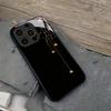 Spider Web Phone Case For iPhone 17 16 15 14 13 12 Plus Pro Max Hard Shockproof Glossy Glass Back Cover Anti-Fingerprint