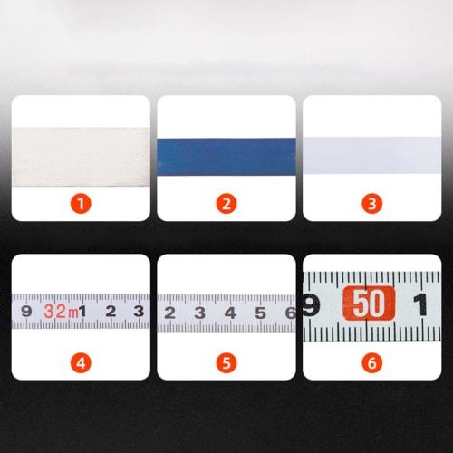 Measure Tape, Leather Tape Measure, 3x Faster Retraction, Surveying Tape Measure, 20m, 30m, 50m, Rust-Resistant, Durable, Ideal for Sports, Civil Engi