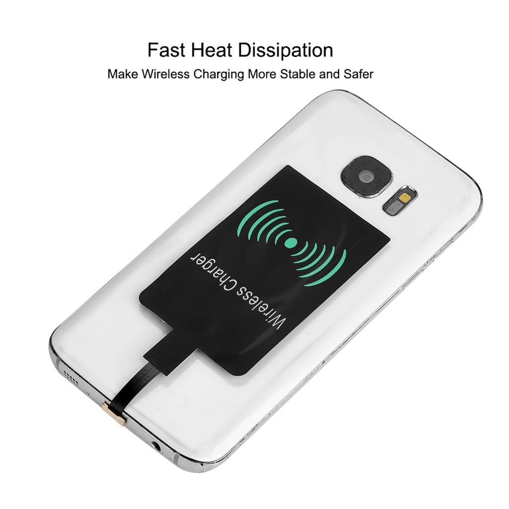 1000mA Charging Current Wireless Charger Receiver >70percent  Conversion Rate Receiver ‑ Micro USB