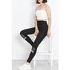 Tulle Tights With Leg Stripes Black