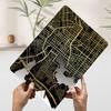 Baltimore City Map Printed Poster Customized Wall Art Retro Vintage Metal Tin Signs for Aesthetic Room Decor Men Coffee Bar Home