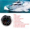 85mm 200kmCelsiush GPS Speedometer 0‑8000rpm Tachometer Gauge LCD Red Backlight Waterproof for 12VCelsius24V Car Boat Yacht RV Truck