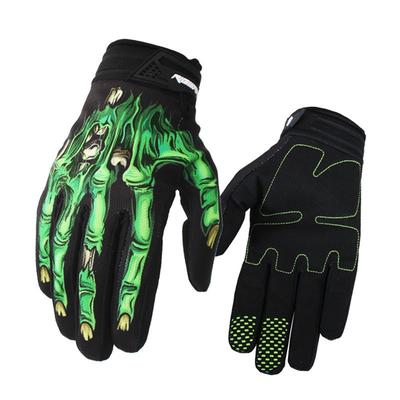 Racing motorcycle Cycling Off-road Bike Bicycle Skeleton Full Finger Glove S-XXL