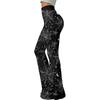 Women's Halloween Print Yoga Pants - Flared Leggings, Casual Stretchy Bell Bottom Pants for Women, for Yoga, Daily Wear and Party
