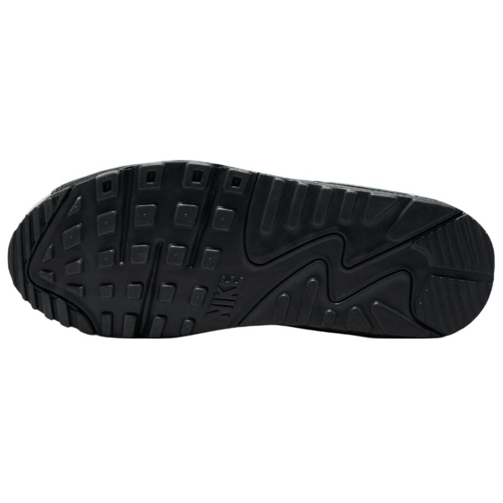 Nike Air Max 90 Abrasion Resistant Abrasion Resistant Low top Casual Running Shoes Unisex Gray Black Orange IF0670-003