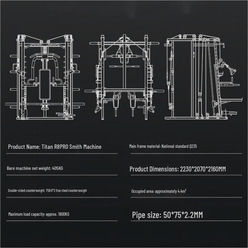 Desert Spring All-in-One Smith Machine & Squat Rack