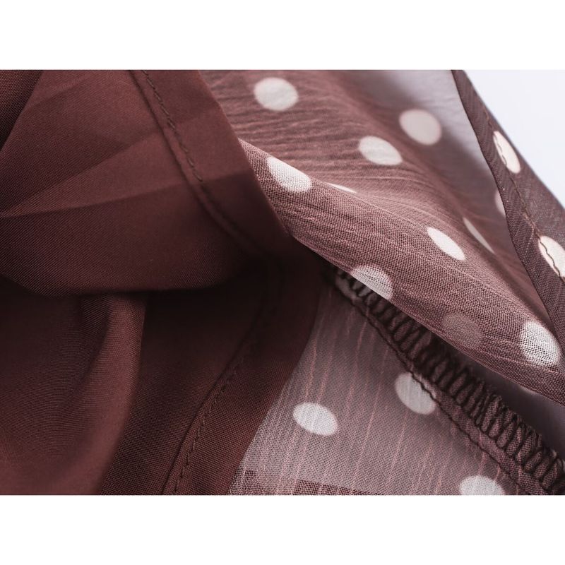 Kaslead New Women clothes Western Style Fashion Simple Polka Dot Accessories Neck Collar Top 1165174