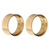 2PCS 1.9in Beadlock Wheel  s with Hole     Replacement for   SCX10 II 90046 1Celsius10 RC Crawler