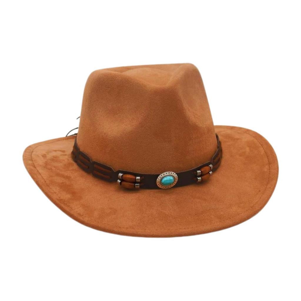 Top Hat Girls Resort Ethnic Style Knight Cowboy British Hat Elegant Summer Shade Travel Hat French Jazz Hat