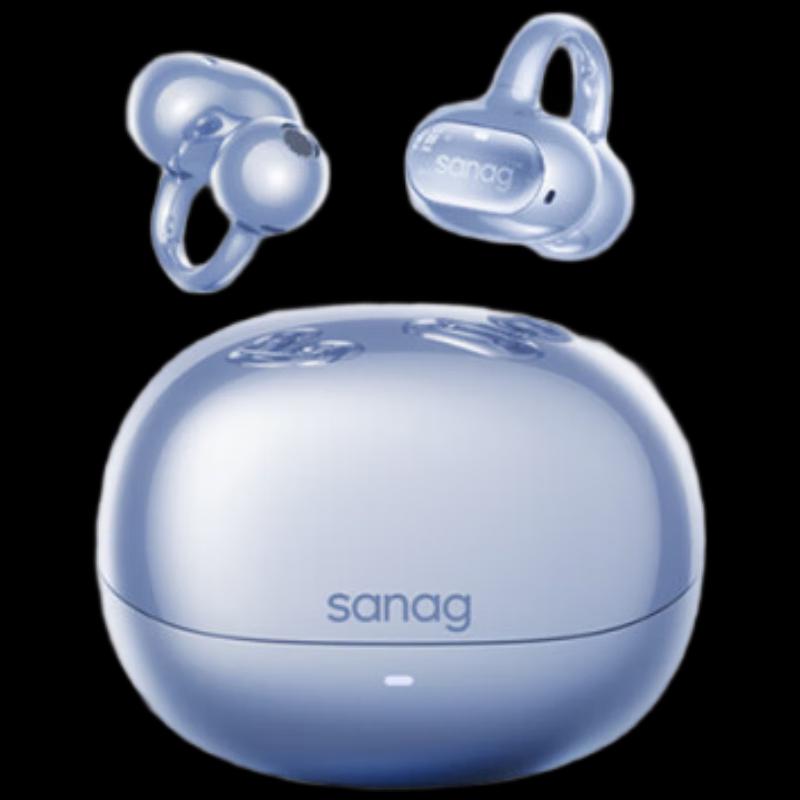 

SANAG S8S AI Translation Open-Ear Clip Bluetooth Headphones