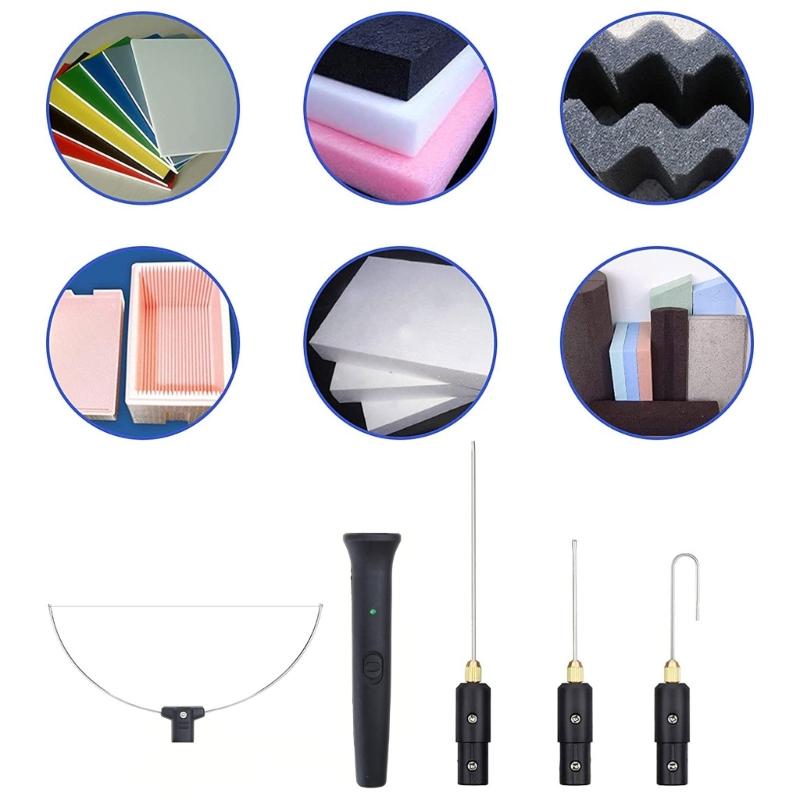 4-in-1 Foam Cutter Hot Wire Cutter with Indicator Light Electric Cutting Machine Pen Tools Foam Cutter Styrofoam Cutter