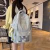 Schoolbag1011 New Korean Style School-Style Backpack for Girls' Middle and High School Large-Capacity School Bag Cute High-Value Lightweight Backpack