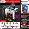 High-Precision 12-Line German Laser Level - Red, Green, Blue & Purple
