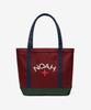 NOAH (U) Tri-Color Logo Tote Burgundy