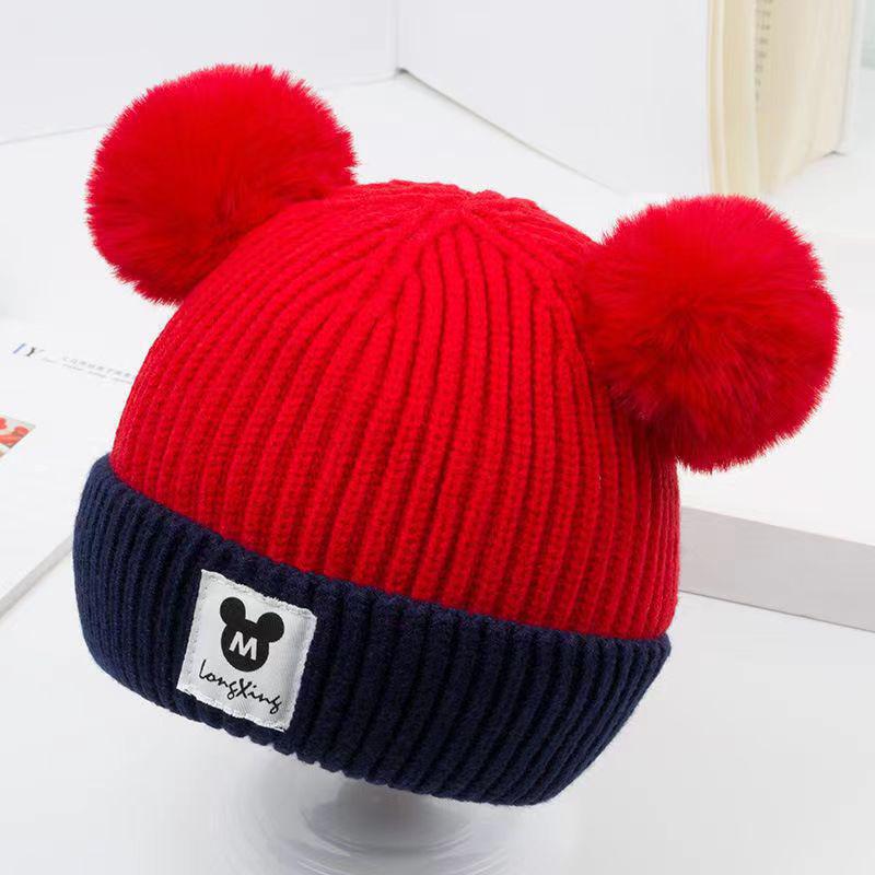 Newborn Autumn Winter Wool Knit Hat for Boys & Girls