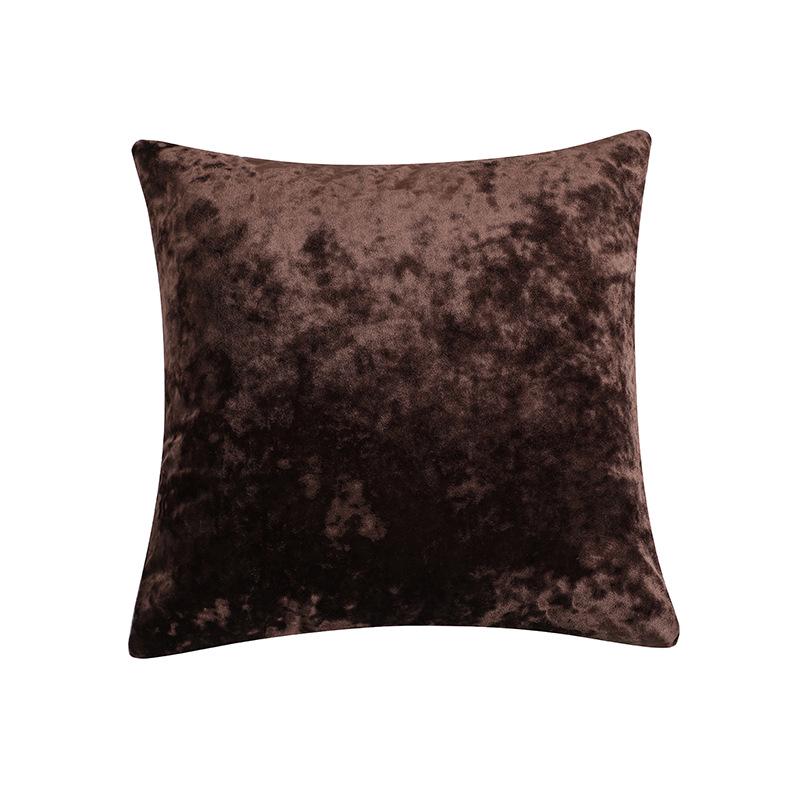 Golden Velvet Nordic Style Thickened Cushion Cover – Italian Light Luxury Home Decor