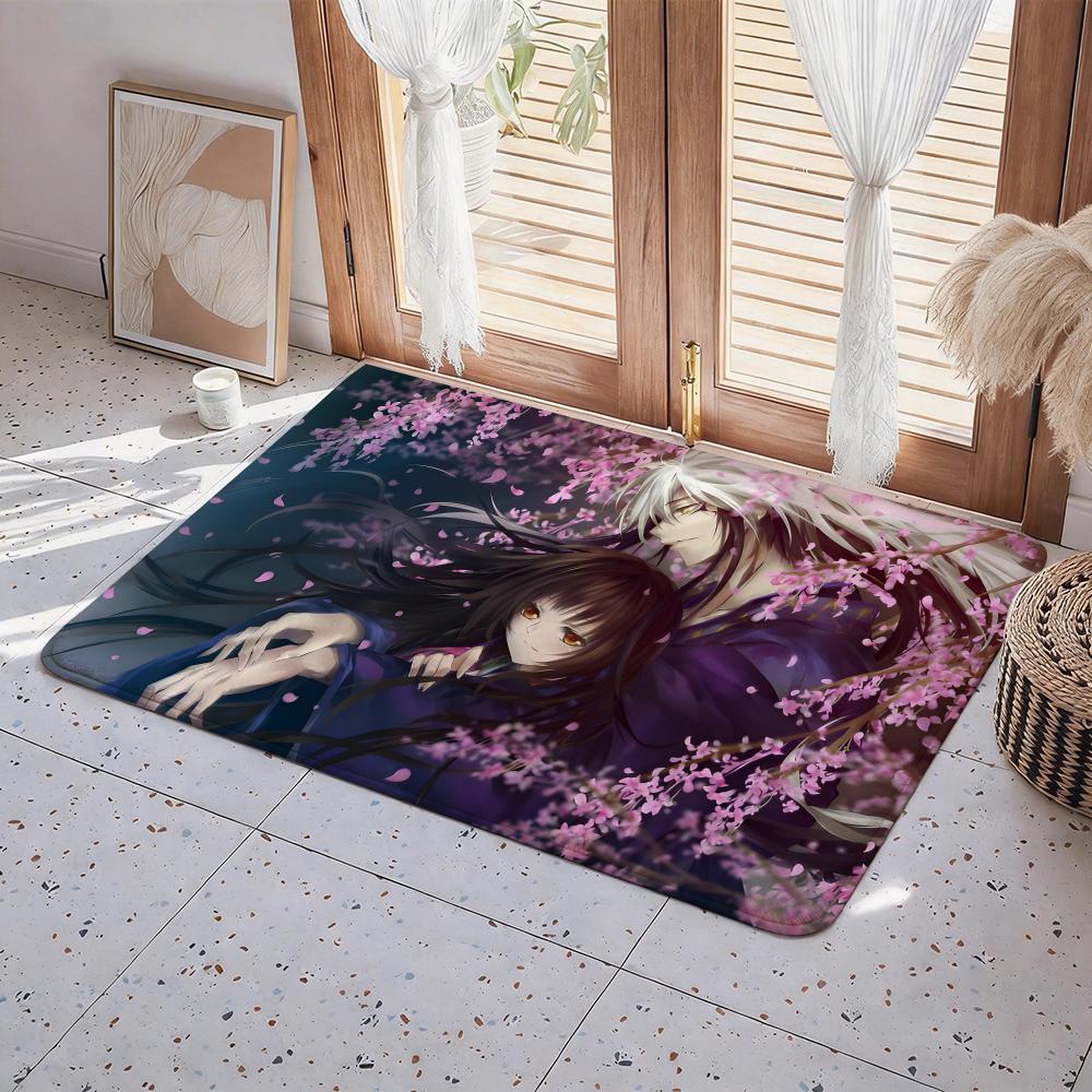 Anime A Nurarihyon no Mago Floor Mat Eco  Flannel Doormat Non Slip Odorless Indoor Floor Rug Soft Short Plush Home Mat
